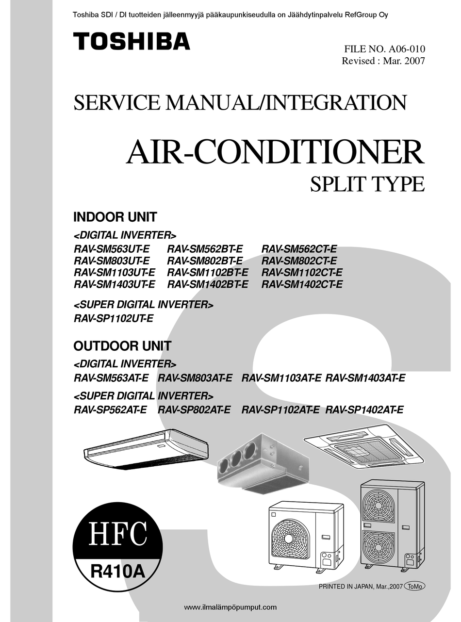 Toshiba Rav Sm Ut E Service Manual Pdf Download Manualslib