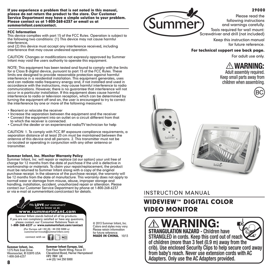 summer infant 29000b