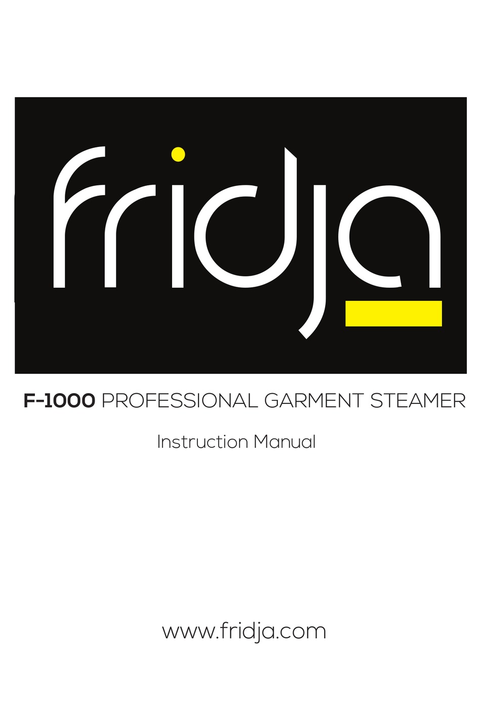 fridja f1400 professional garment steamer