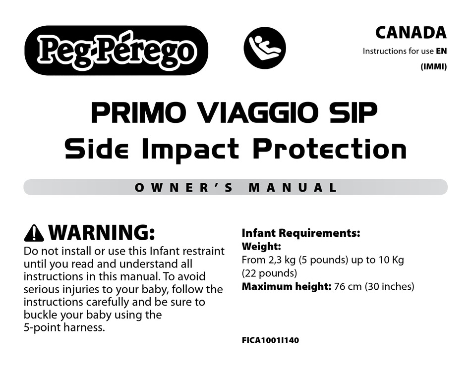 Peg Perego Primo Viaggio Sip Owner S Manual Pdf Manualslib - Peg Perego Booklet Car Seat Installation Instructions Peg Perego Primo Viaggio Sip Owner S Manual Pdf Manualslib - Peg Perego Booklet Car Seat Installation Instructions