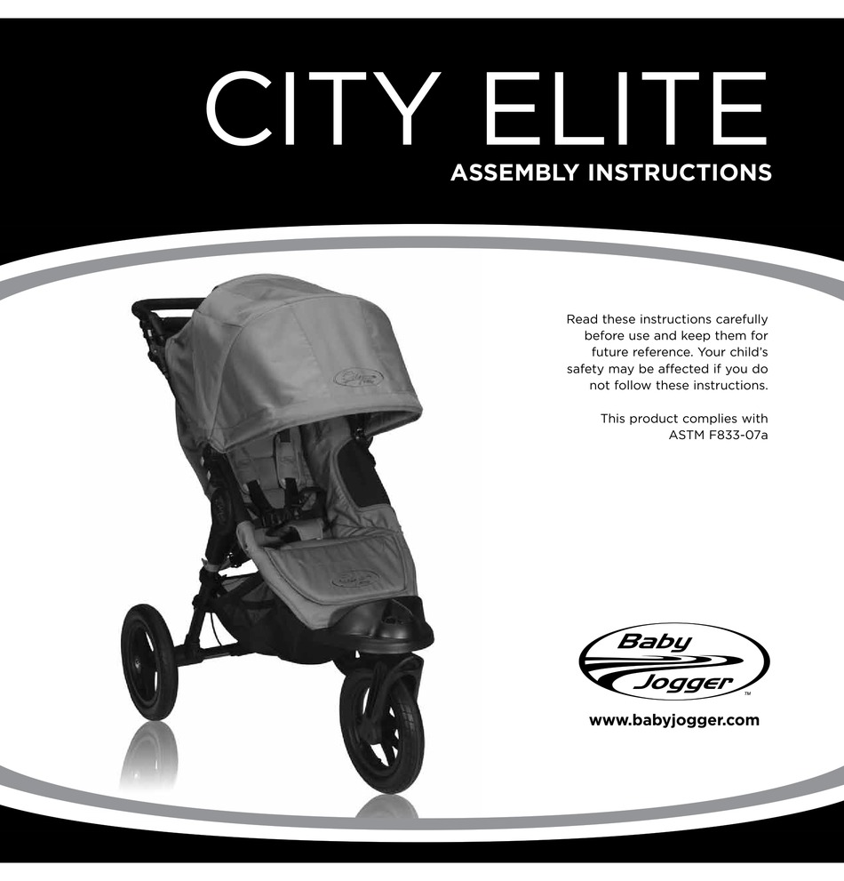 Baby Jogger City Elite Montering