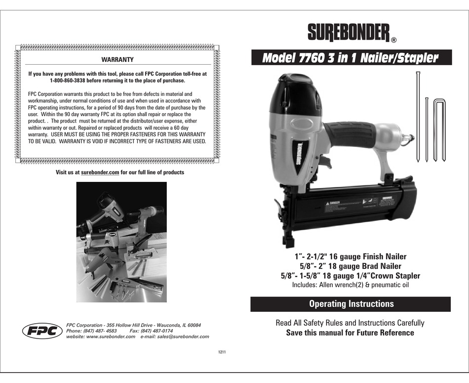 Surebonder 7760 