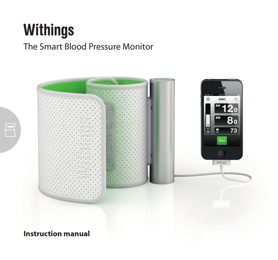WITHINGS THE SMART BLOOD PRESSURE MONITOR INSTRUCTION MANUAL Pdf