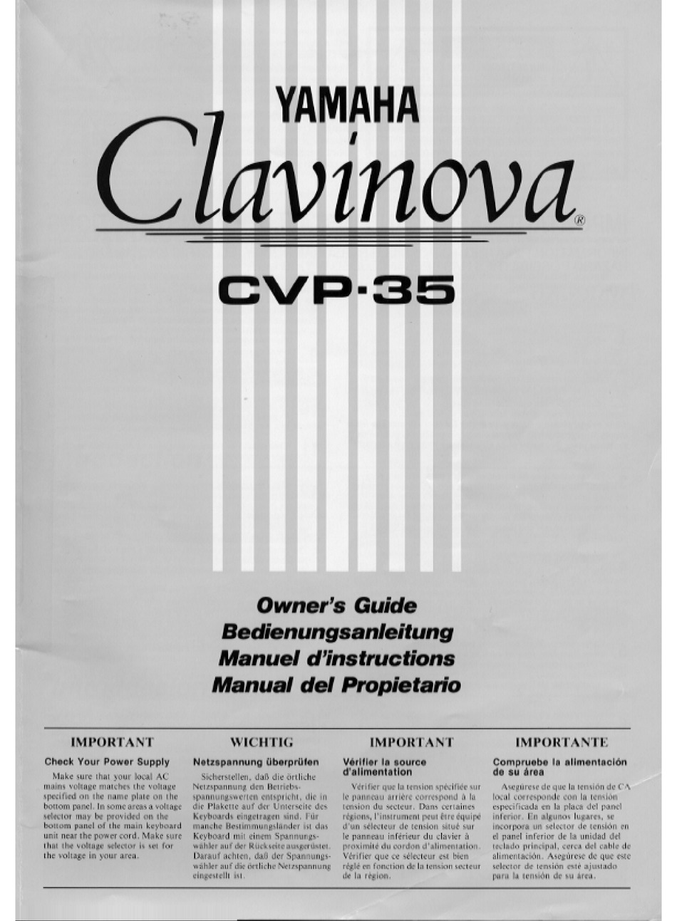 clavinova cvp 35