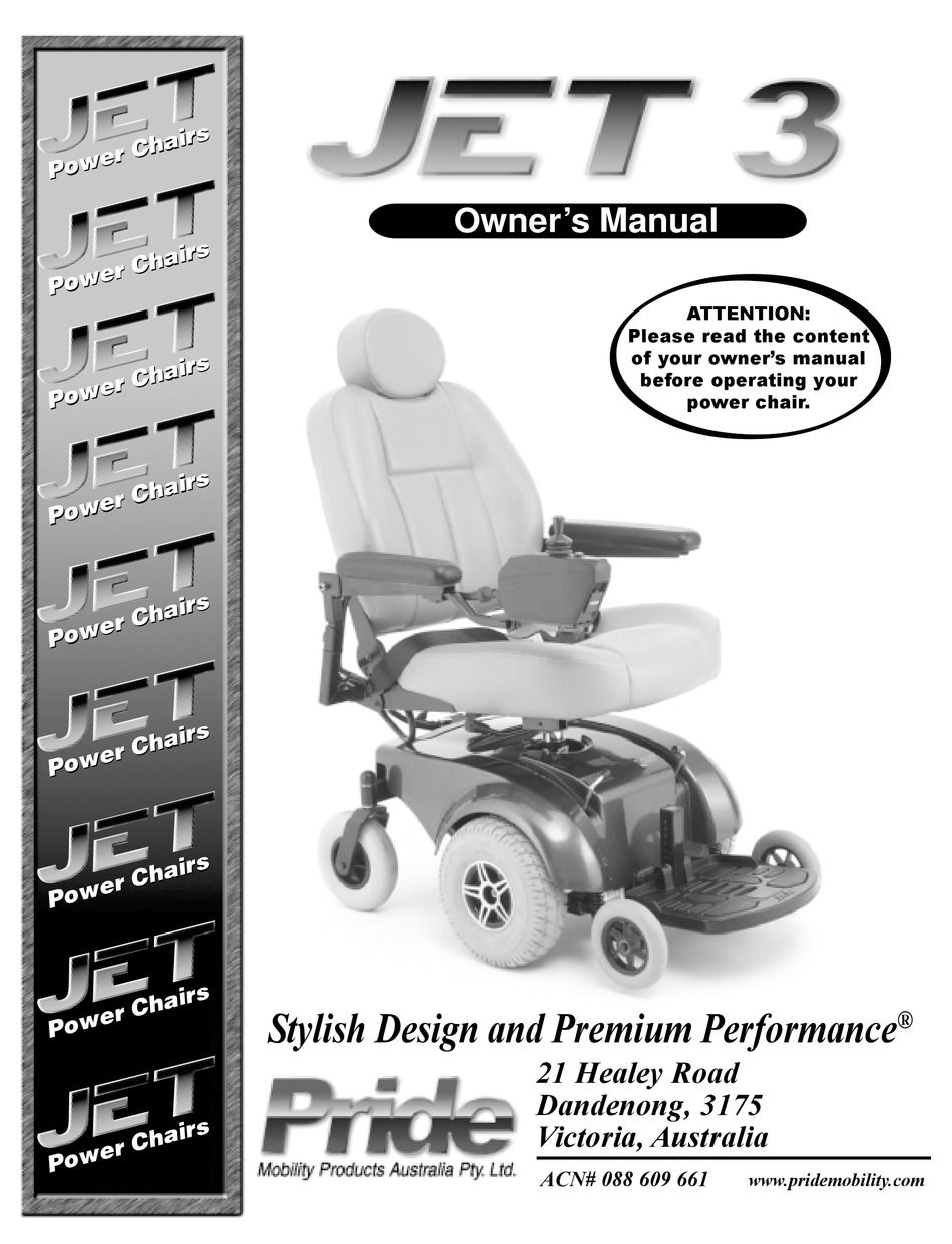 Jet 3 Power Chair Troubleshooting Repair Practice Guide