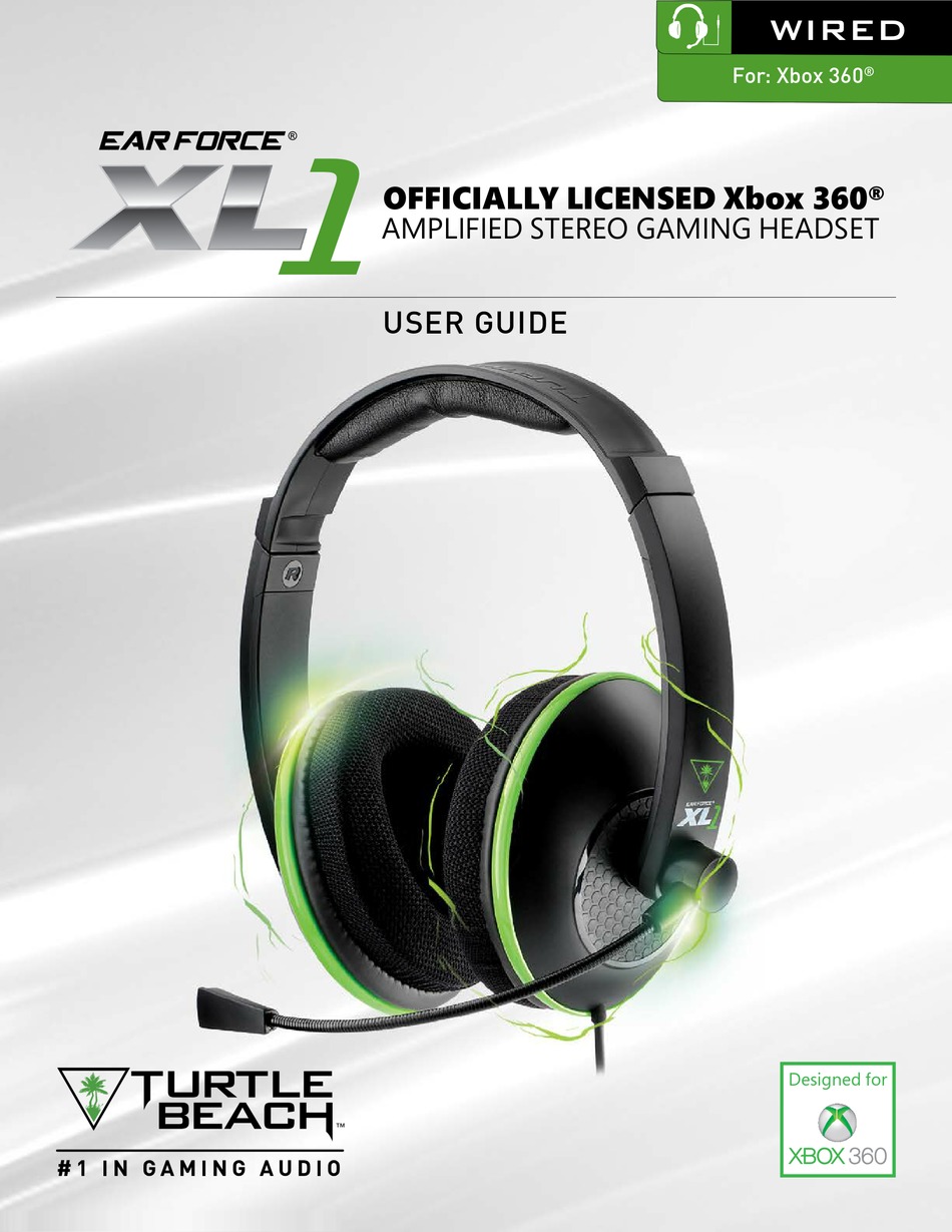 turtle beach ear force xl1 wired headset