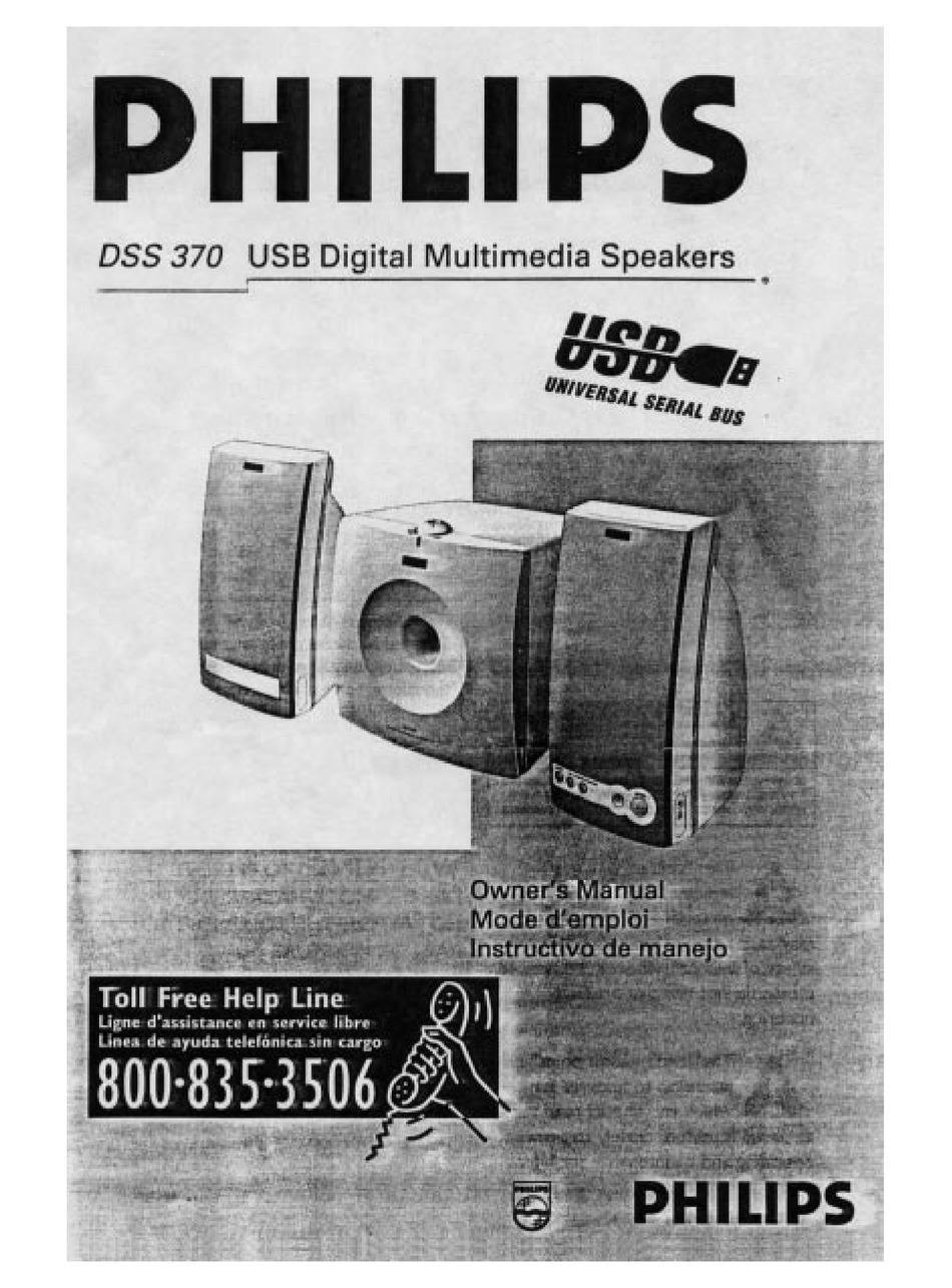 PHILIPS DSS 370 OWNER'S MANUAL Pdf Download | ManualsLib