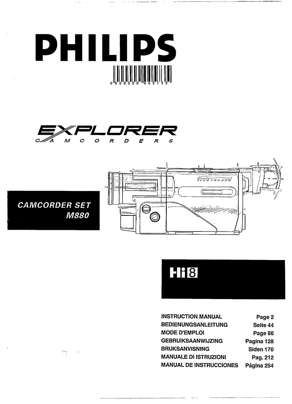 PHILIPS EXPLORER M880 INSTRUCTION MANUAL Pdf Download | ManualsLib