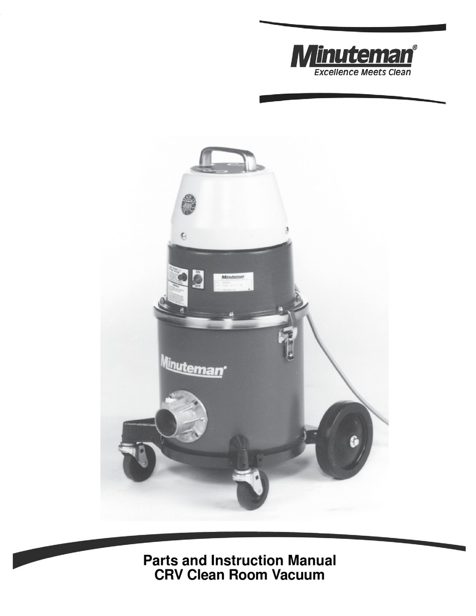 MINUTEMAN CRV PARTS AND INSTRUCTION MANUAL Pdf Download ManualsLib