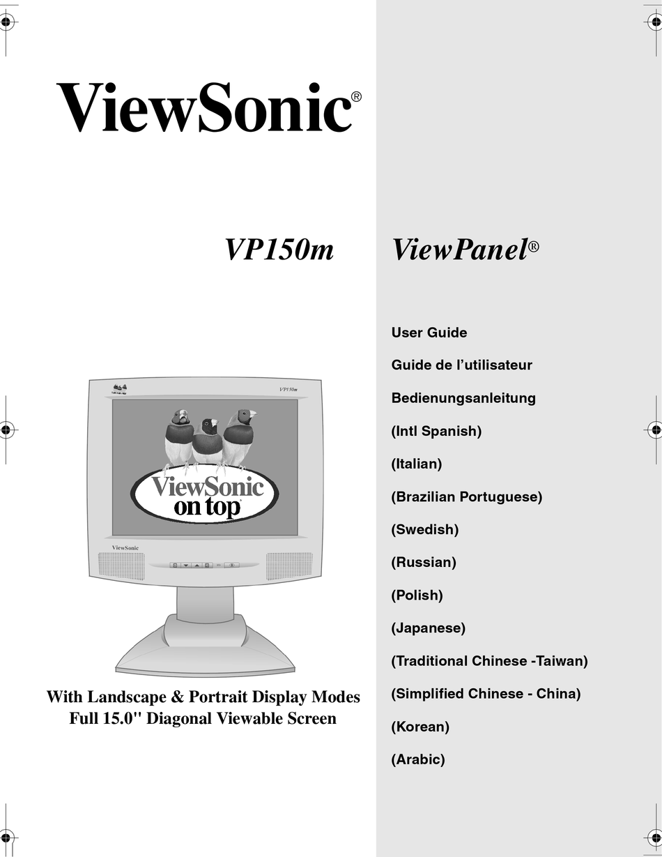 viewsonic vp150