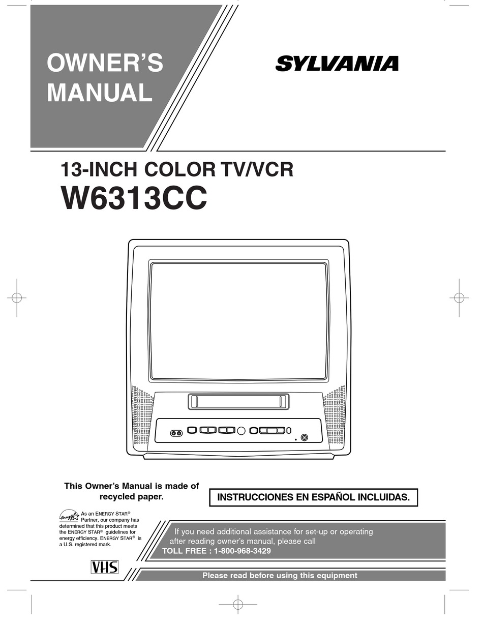 SYLVANIA W6313CC OWNER'S MANUAL Pdf Download | ManualsLib