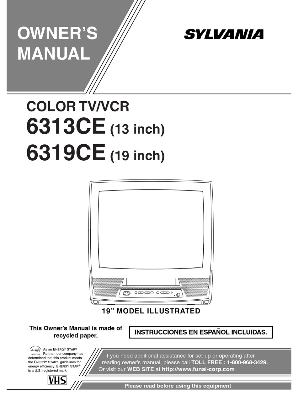 SYLVANIA 6313CE OWNER'S MANUAL Pdf Download | ManualsLib