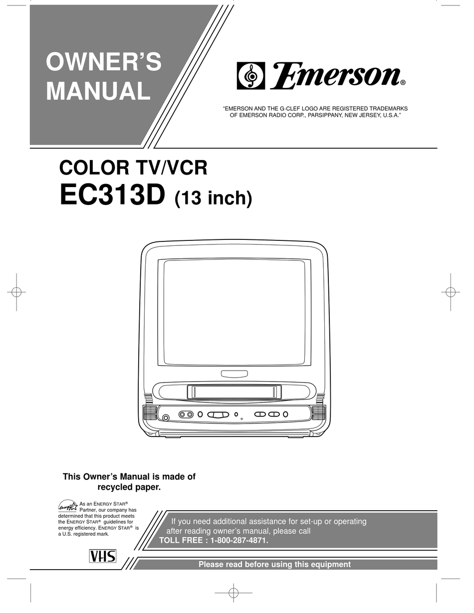 EMERSON EC313D OWNER'S MANUAL Pdf Download | ManualsLib