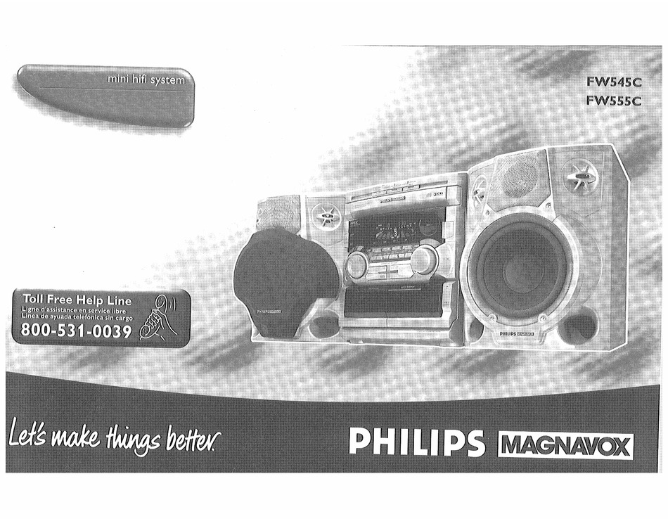 PHILIPS MAGNAVOX FW545C MANUAL Pdf Download | ManualsLib