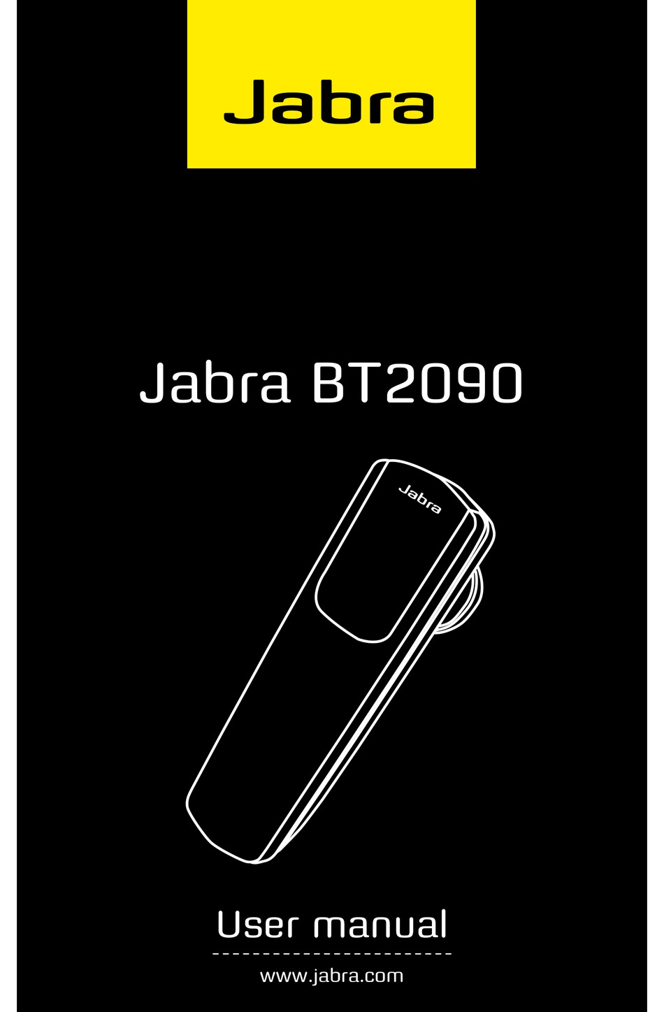 Portiek Zuidelijk Onbekwaamheid JABRA BT2090 USER MANUAL Pdf Download | ManualsLib