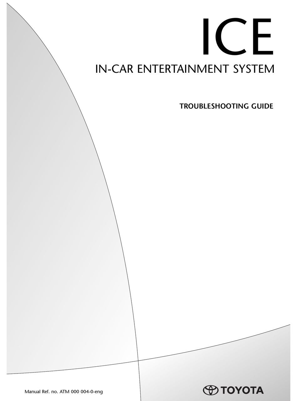 toyota troubleshooting manual