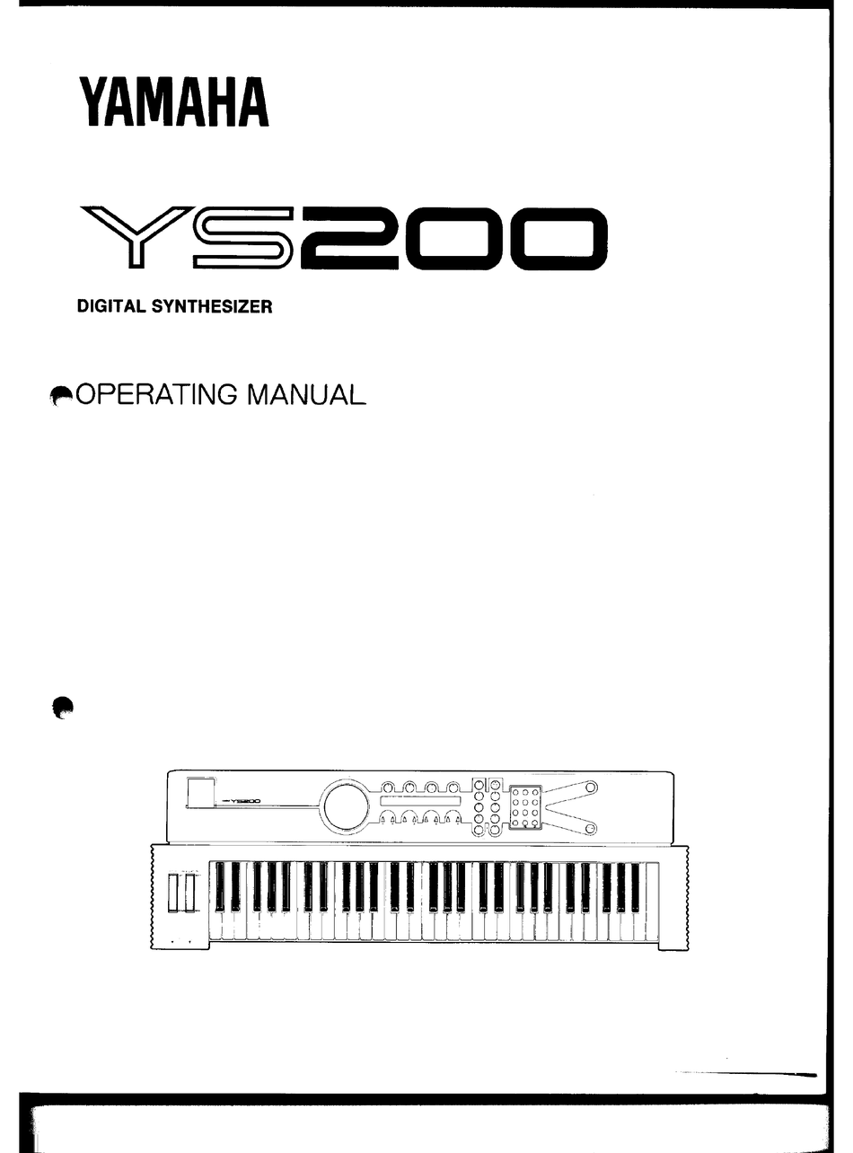 YAMAHA YS200 OPERATING MANUAL Pdf Download | ManualsLib