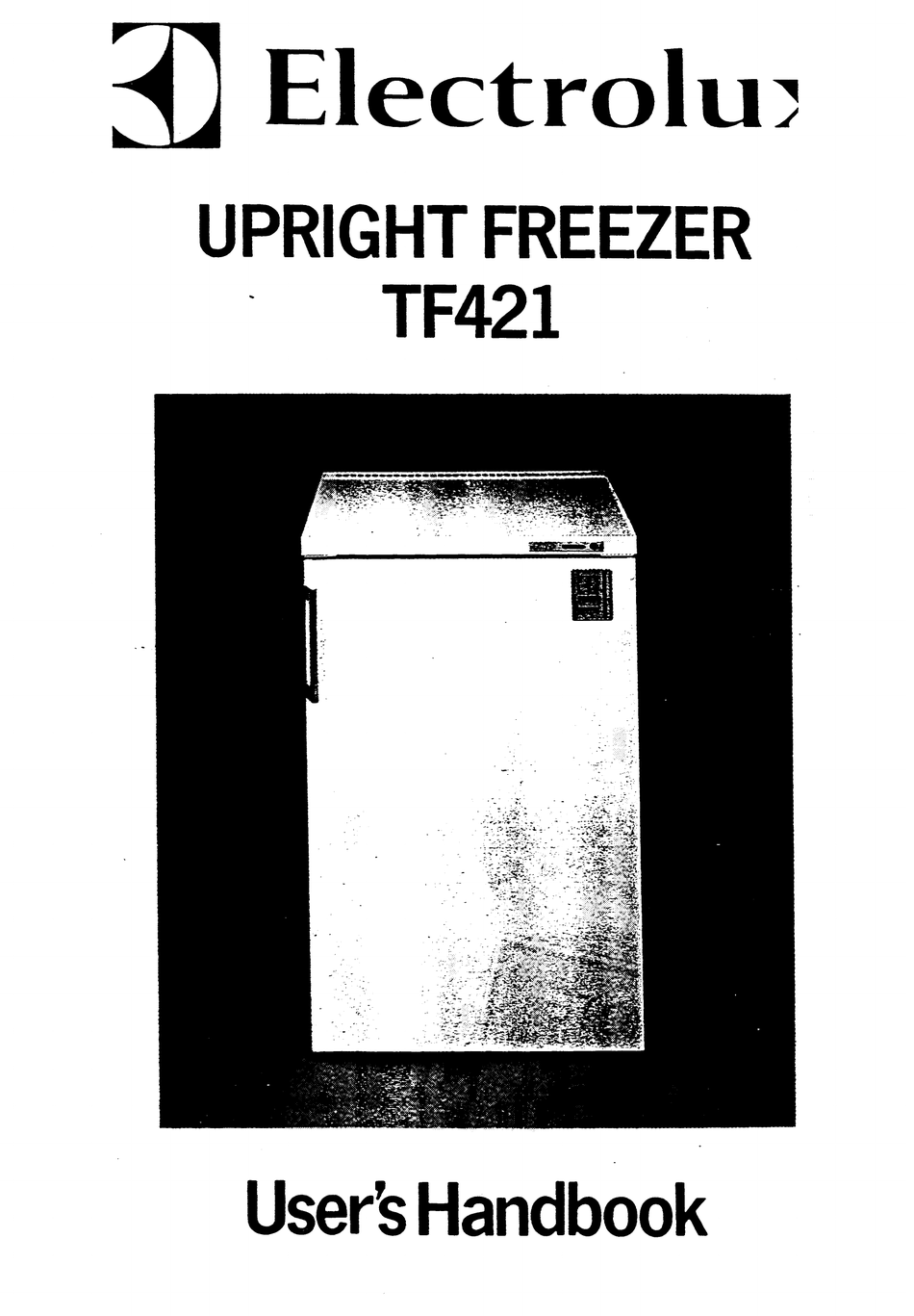 ELECTROLUX TF421 USER HANDBOOK MANUAL Pdf Download ManualsLib