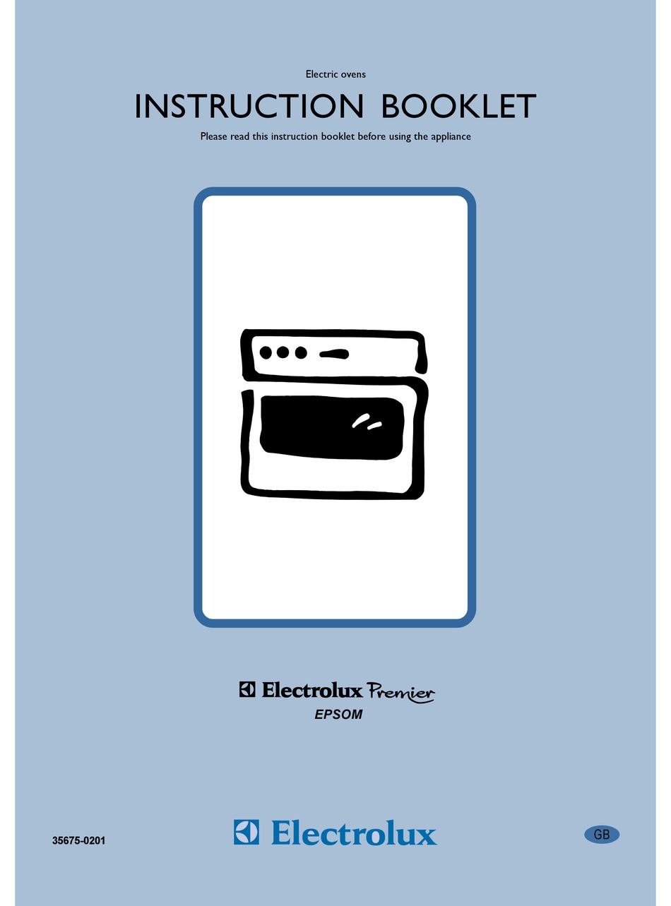 ELECTROLUX EPSOM INSTRUCTION BOOKLET Pdf Download | ManualsLib