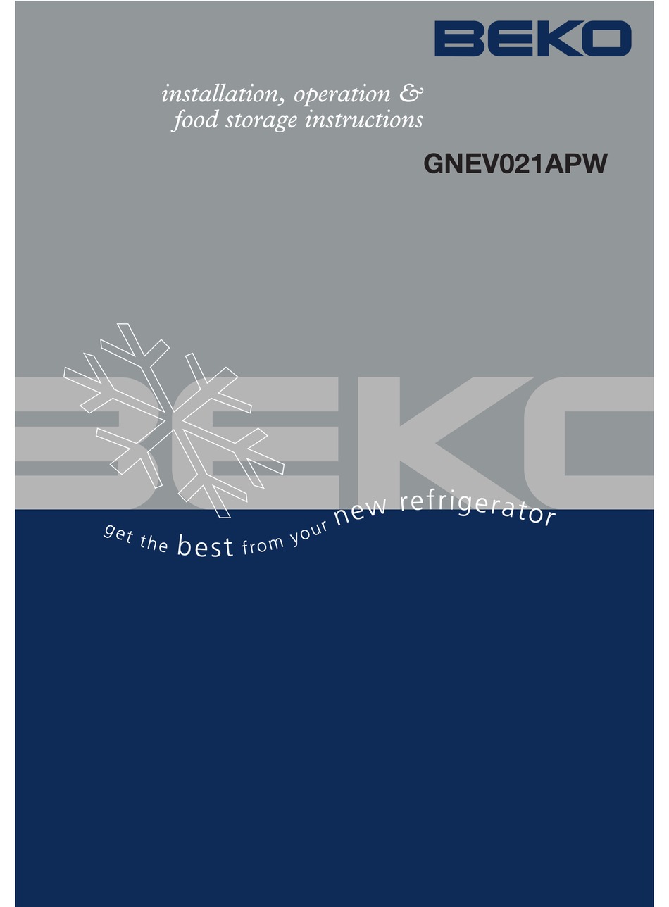 beko fridge freezer gnev021apw