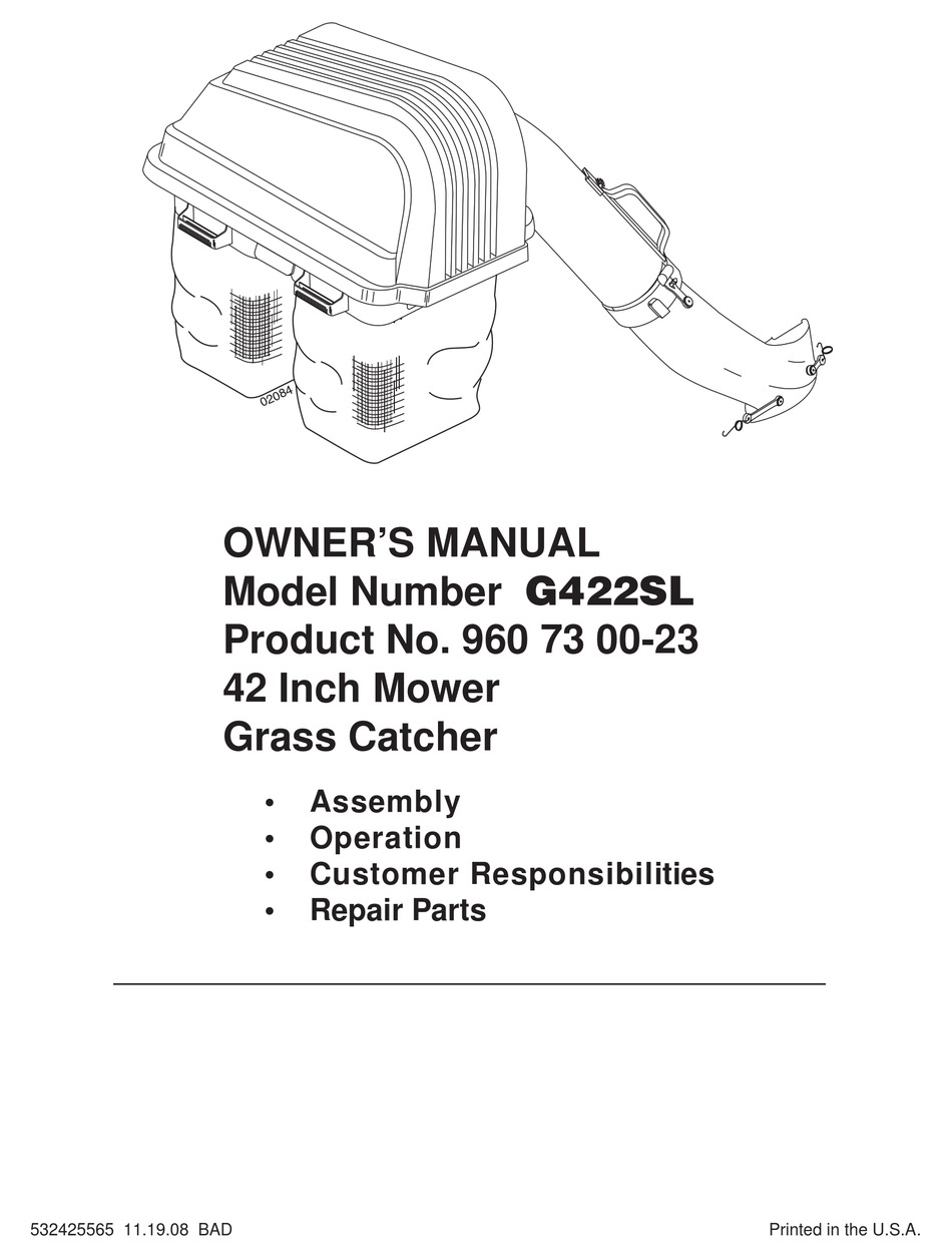 ARIENS G422SL OWNER'S MANUAL Pdf Download ManualsLib