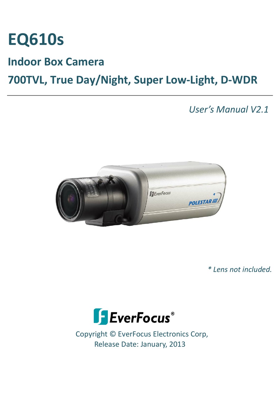 EVERFOCUS EQ610S USER MANUAL Pdf Download ManualsLib