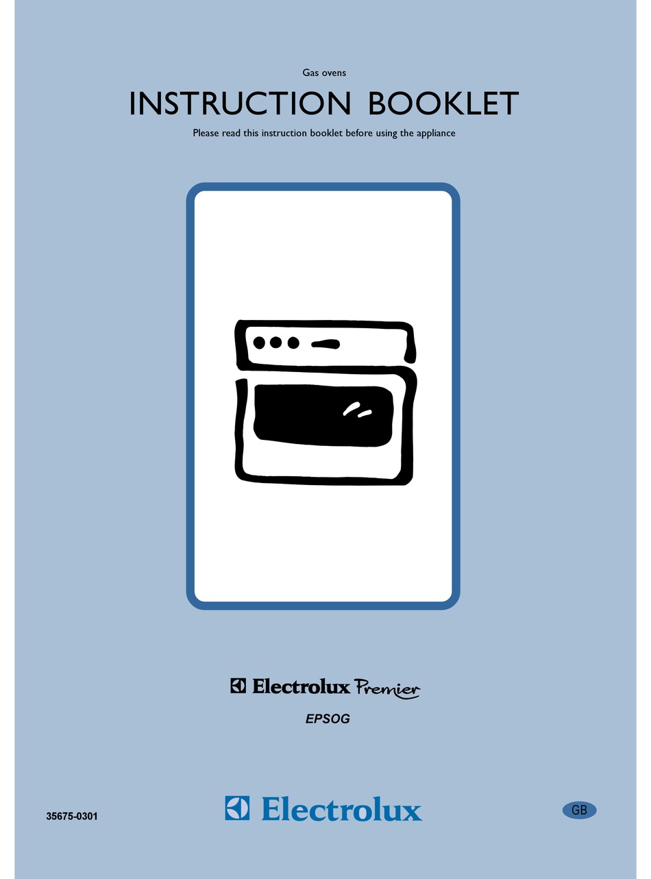 ELECTROLUX EPSOG INSTRUCTION BOOKLET Pdf Download | ManualsLib