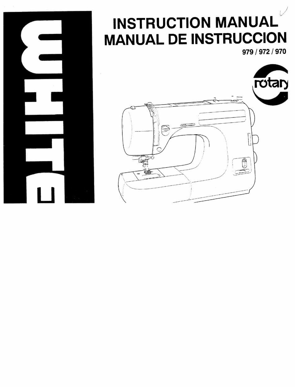 White 2037 Sewing Machine User Manual Instructions Reprint