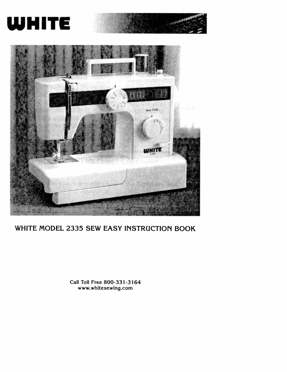 WHITE 2335 INSTRUCTION BOOK Pdf Download