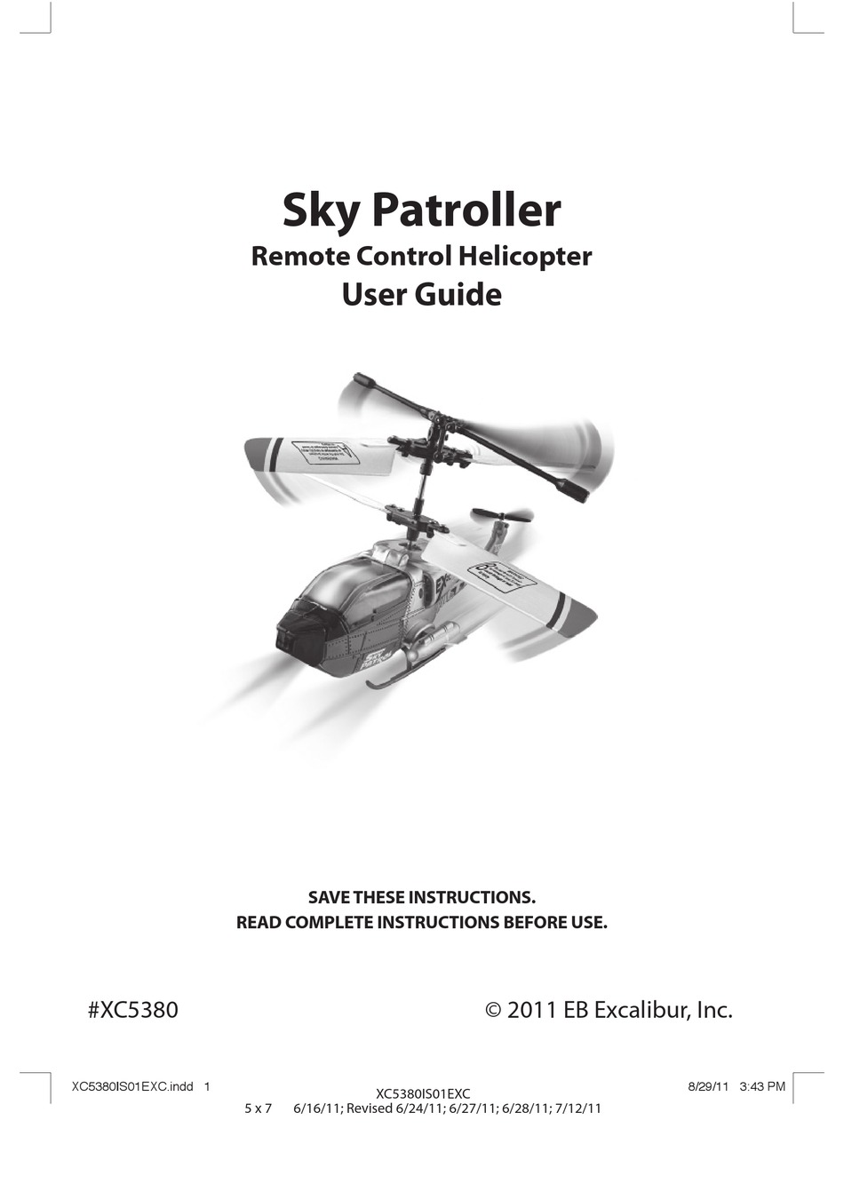 EB EXCALIBUR SKY PATROLLER USER MANUAL Pdf Download | ManualsLib