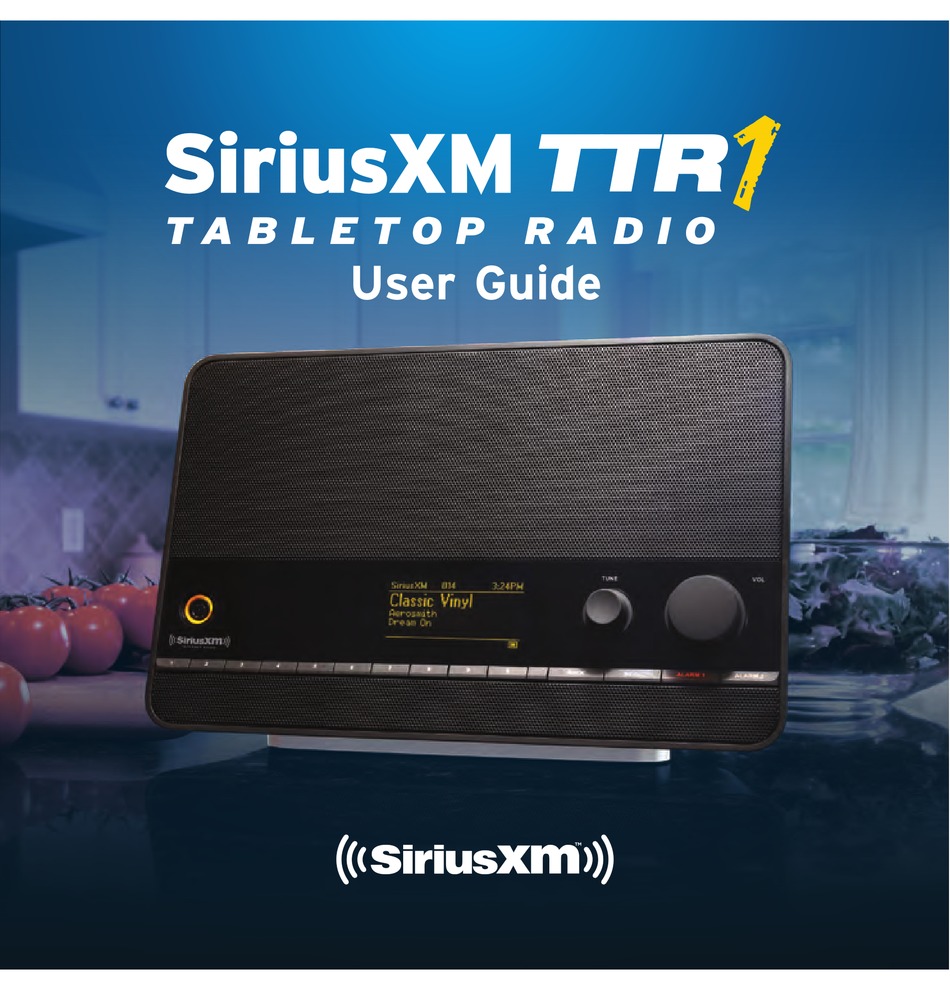 SIRIUS XM RADIO TTR1 USER MANUAL Pdf Download ManualsLib