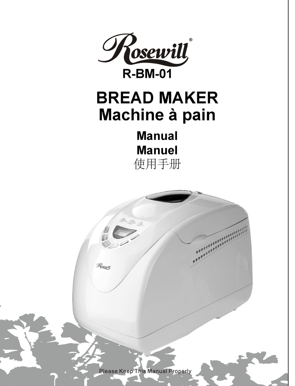 ROSEWILL R-BM-01 INSTRUCTION MANUAL Pdf Download | ManualsLib