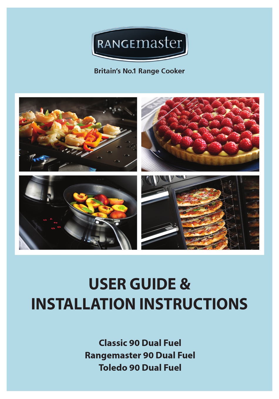 RANGEMASTER CLASSIC 90 DUAL FUEL USER'S MANUAL & INSTALLATION