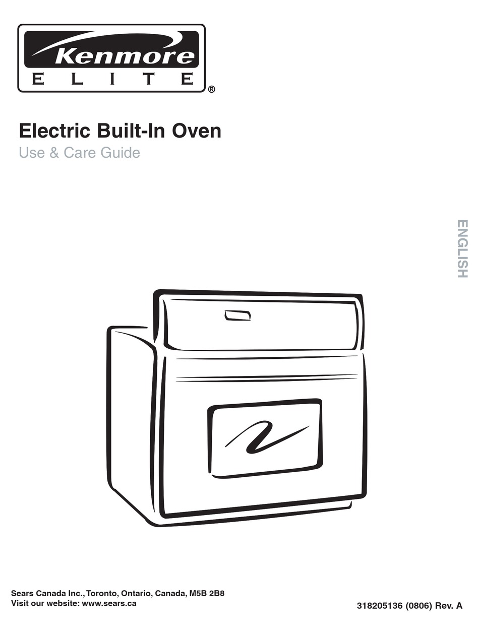 KENMORE ELECTRIC BUILT-IN OVEN USE & CARE MANUAL Pdf Download | ManualsLib