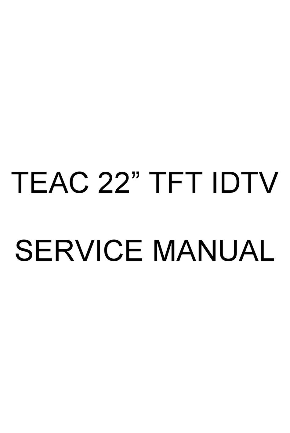 TEAC22-2 specifications teac