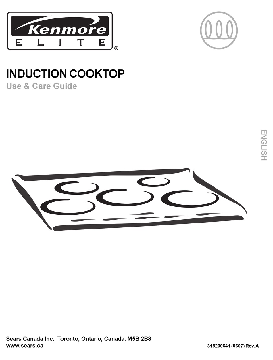 Kenmore Elite Induction Cooktop Manual