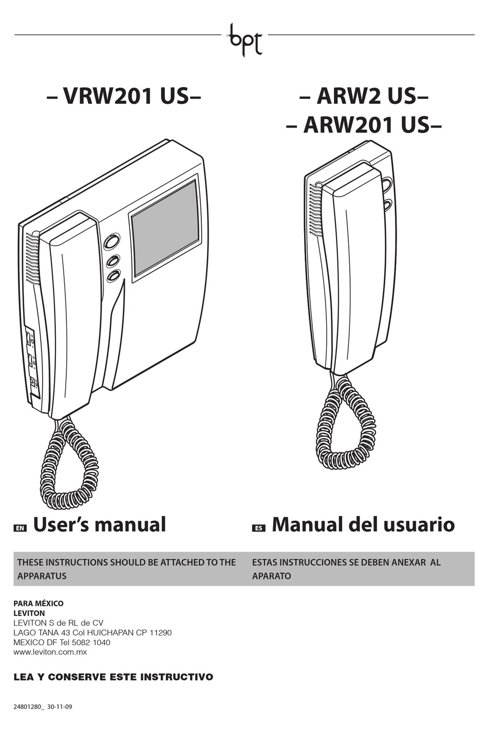 bpt-vrw201-us-user-manual-pdf-download-manualslib