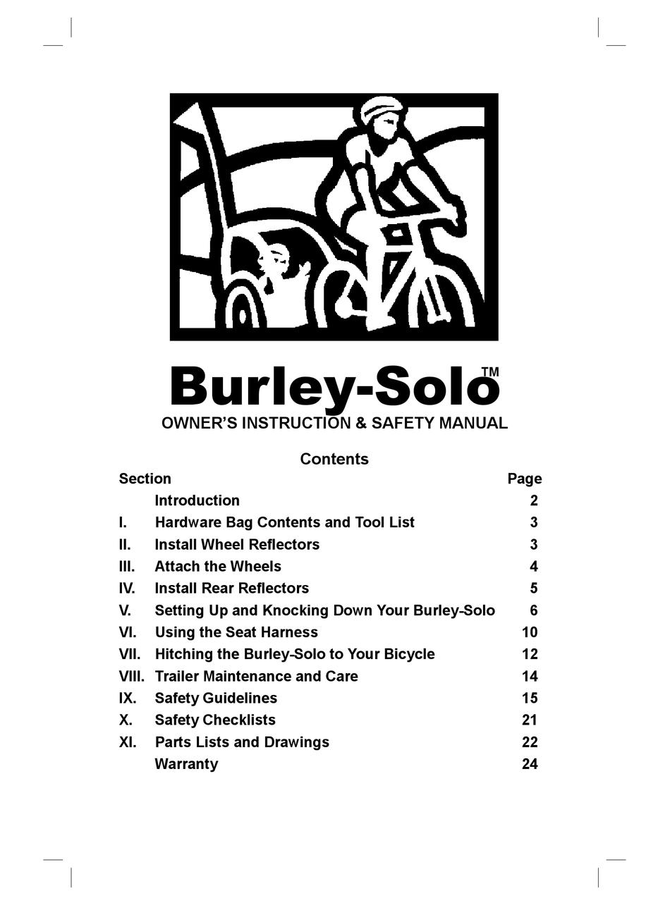 BURLEY TRAILER USER MANUAL Pdf Download ManualsLib