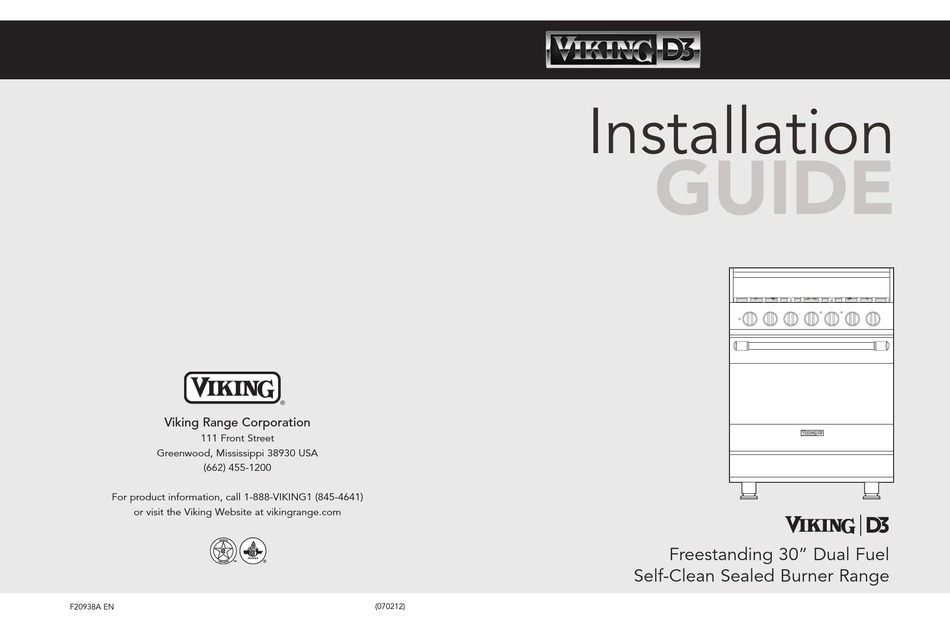 VIKING D3 INSTALLATION MANUAL Pdf Download ManualsLib