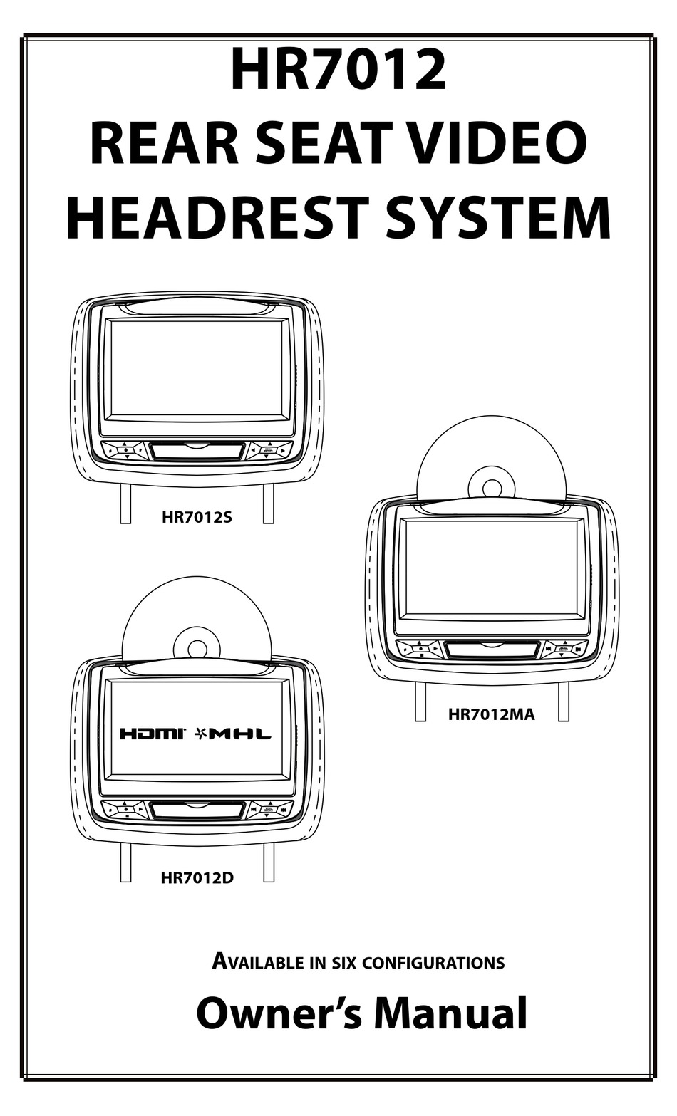 VOXX HR7012S OWNER'S MANUAL Pdf Download ManualsLib
