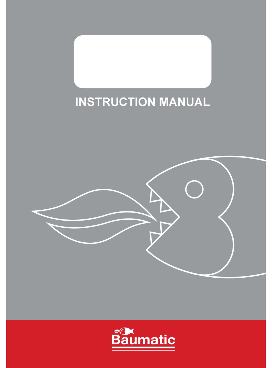 BAUMATIC BHG900.6SS INSTRUCTION MANUAL Pdf Download ManualsLib