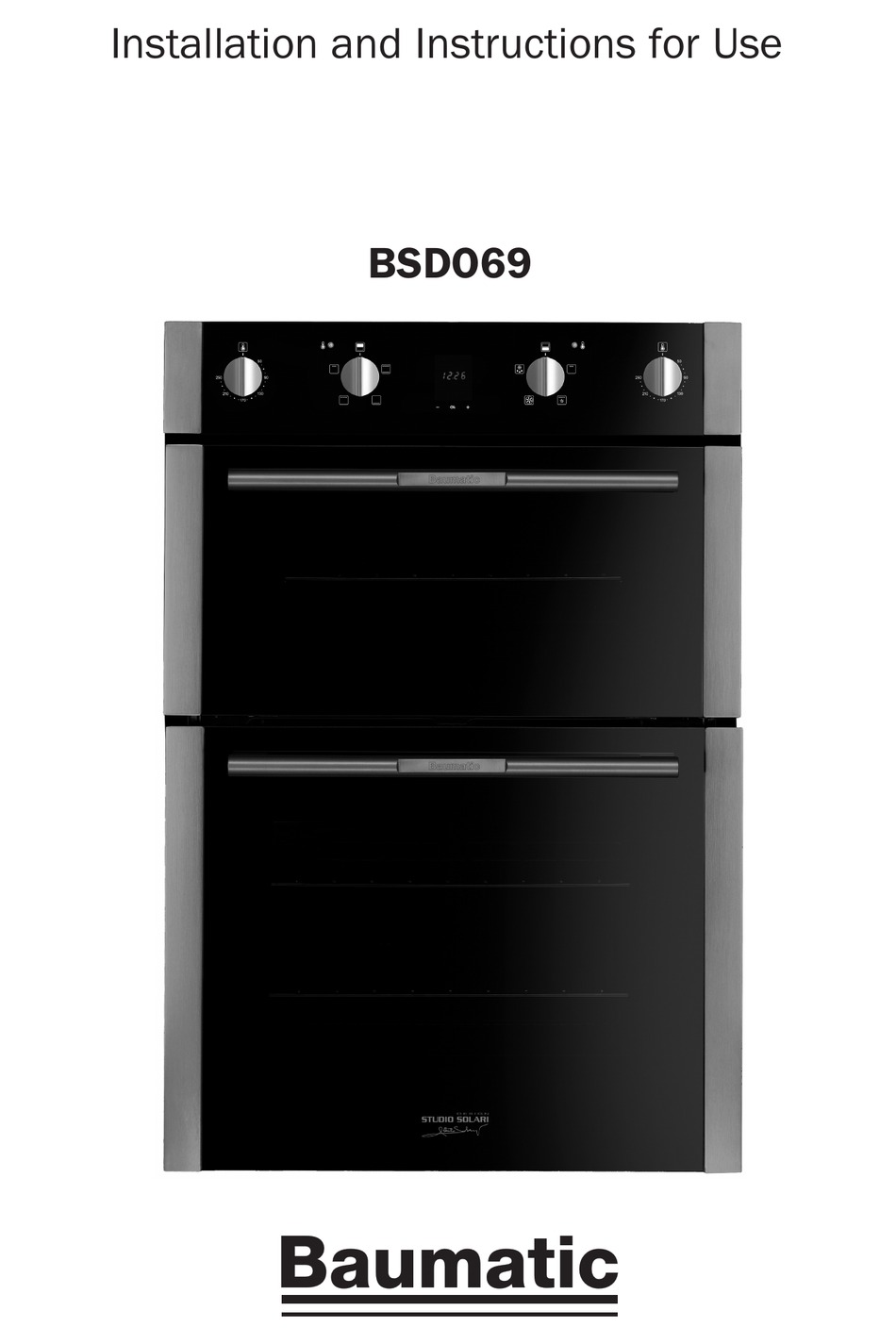 BAUMATIC BSDO69 INSTALLATION AND INSTRUCTIONS FOR USE Pdf Download ManualsLib