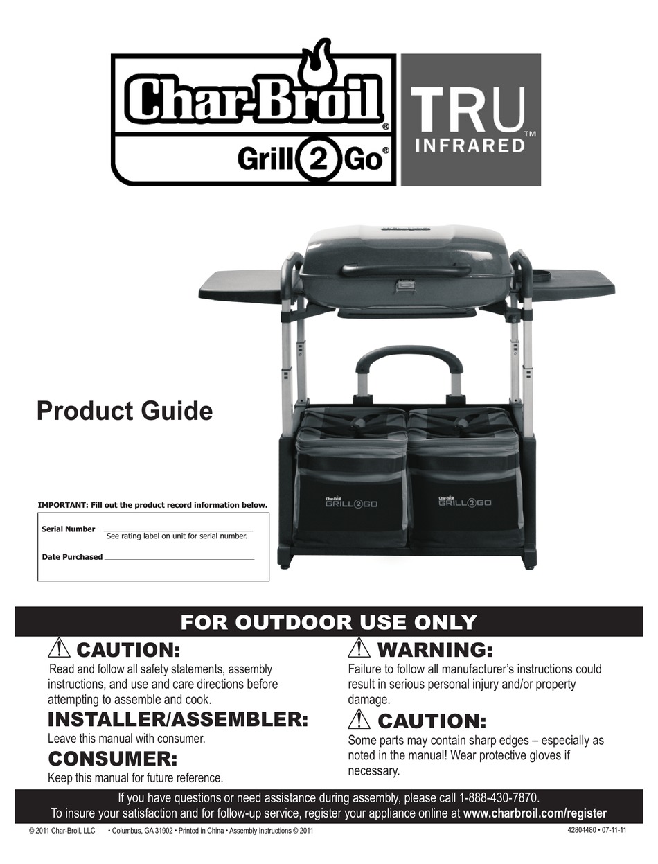 char broil grill2go ice