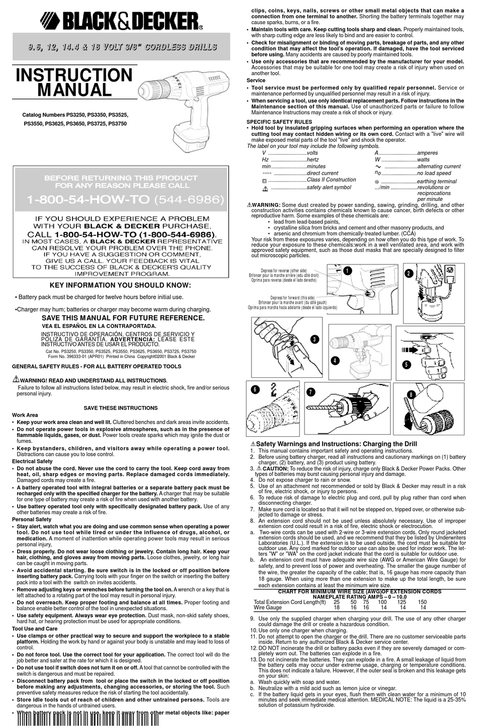 Charging Procedure; Operating Instructions - Black & Decker LDX172  Instruction Manual [Page 6]