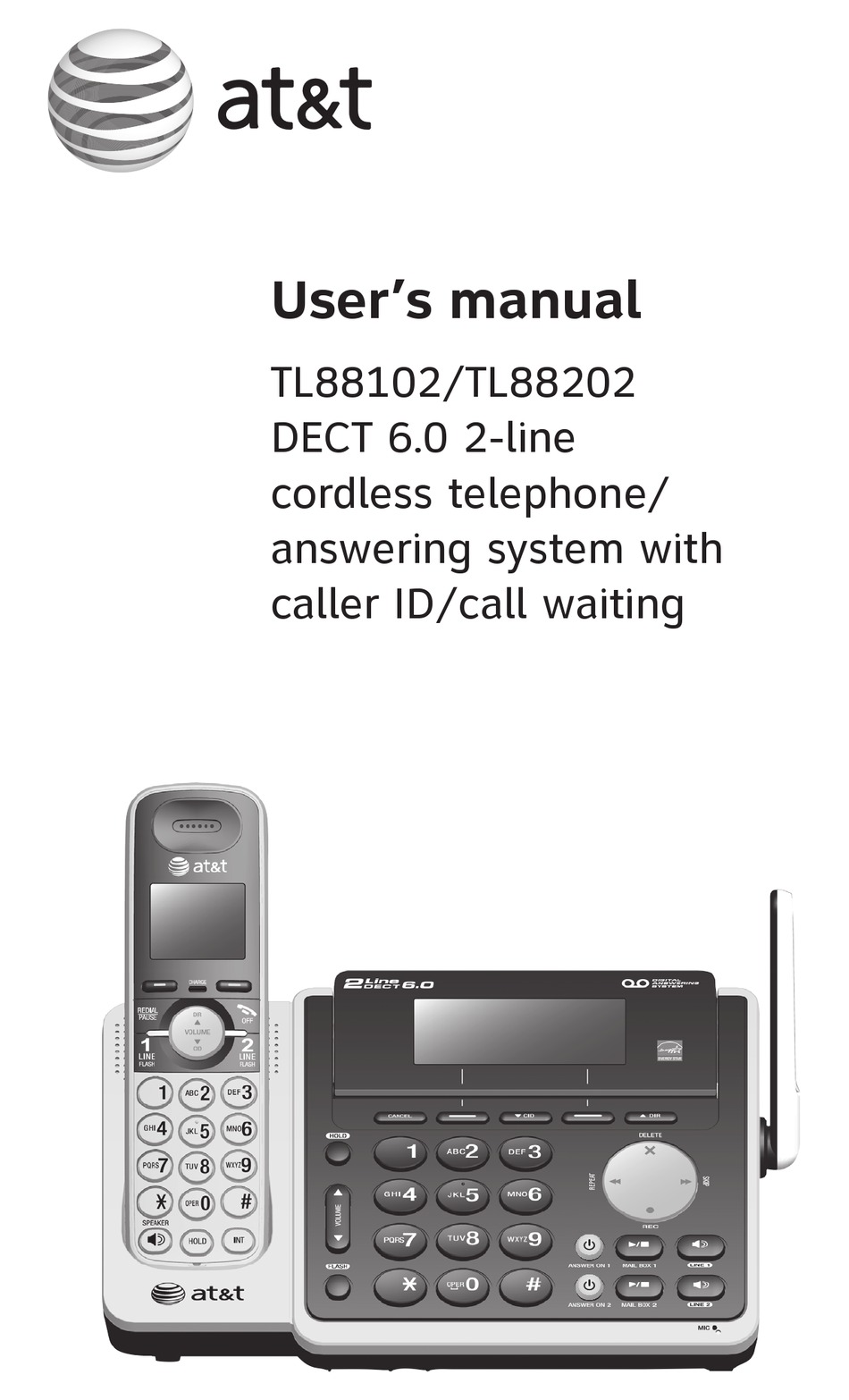 AT&T TL88102 USER MANUAL Pdf Download | ManualsLib