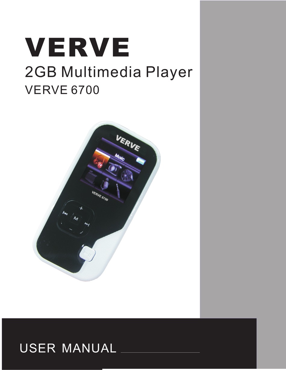 VERVE 6700 USER MANUAL Pdf Download ManualsLib