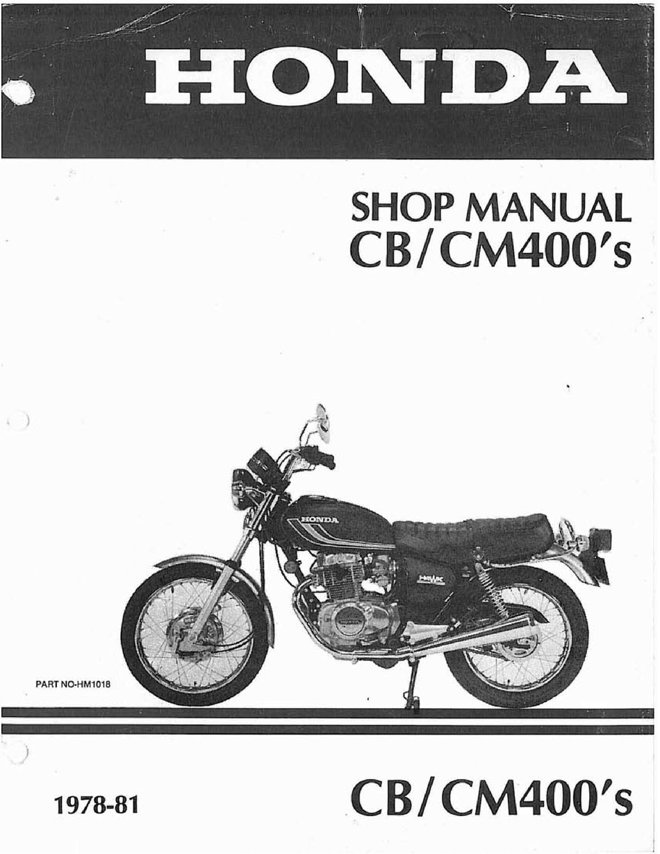 Honda CB 250 CB 400 T ab 1977   Reparaturanleitung Handbuch 
