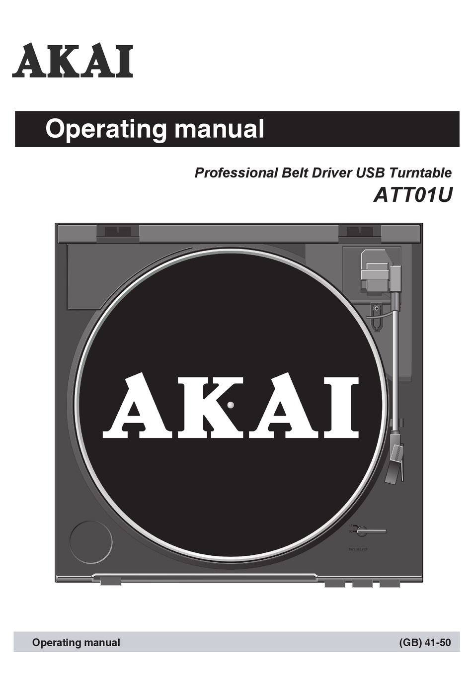 Akai  Bedienungsanleitung user manual operator´s manual für AP B 20/C  Copy 