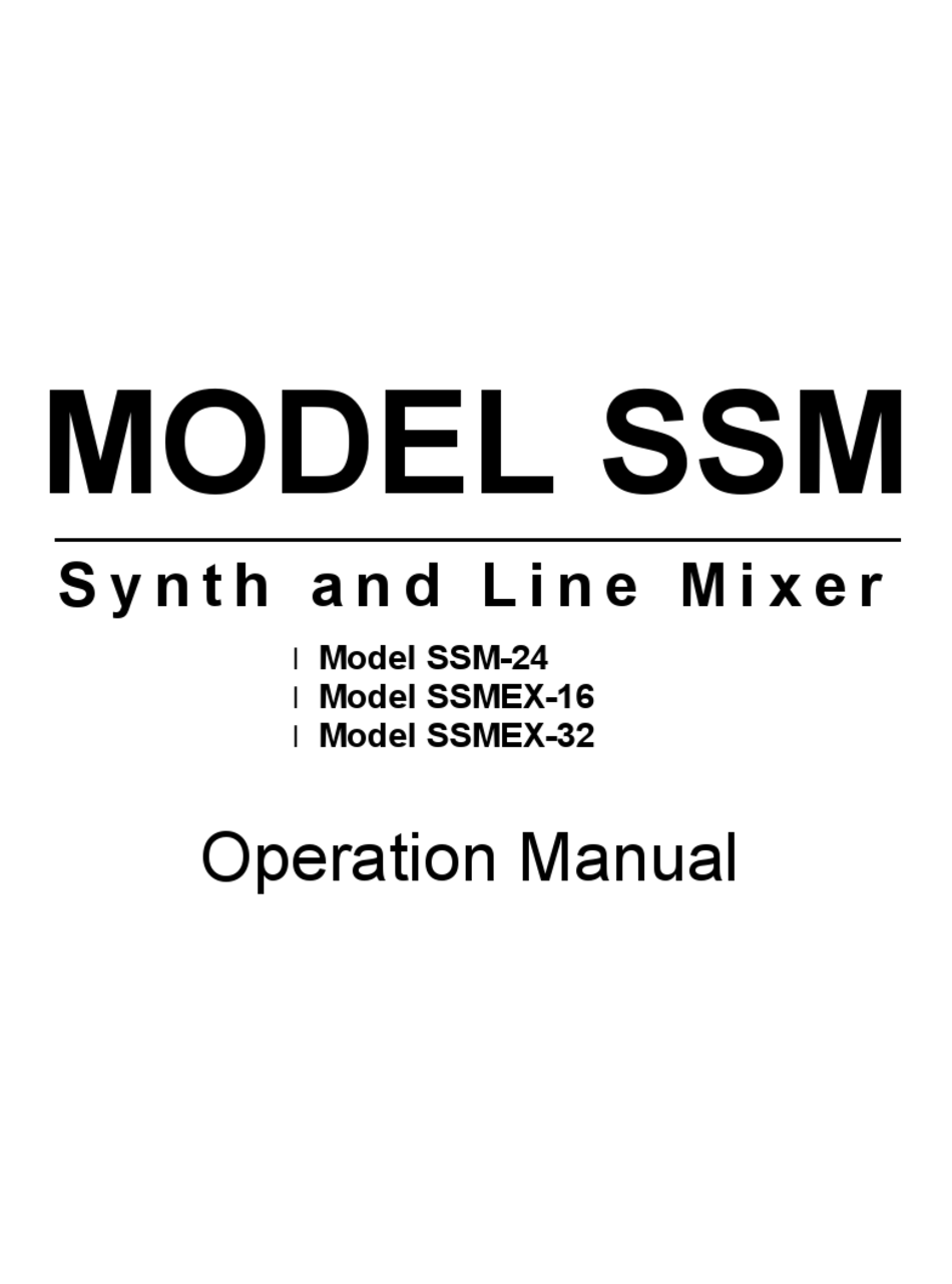 operator mono ssm