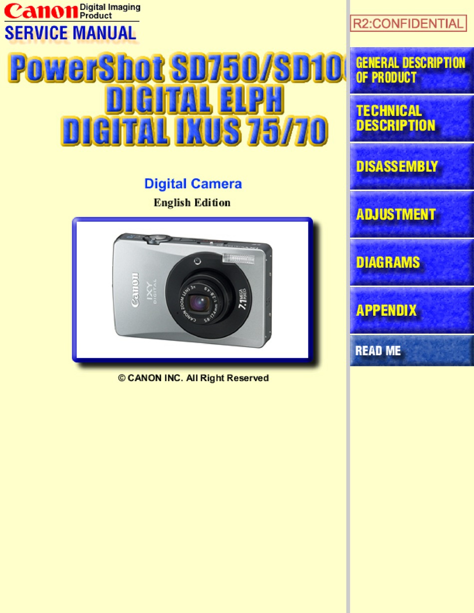 Canon Ixy Digital 90 Service Manual Pdf Download Manualslib